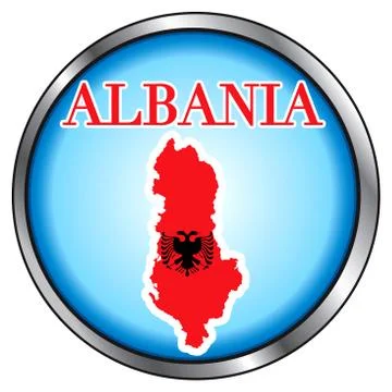 Austria Round Button Stock Illustration