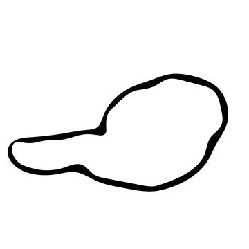 Austria simplified vector map 스톡 일러스트