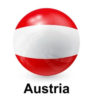 Austria state flag 스톡 일러스트