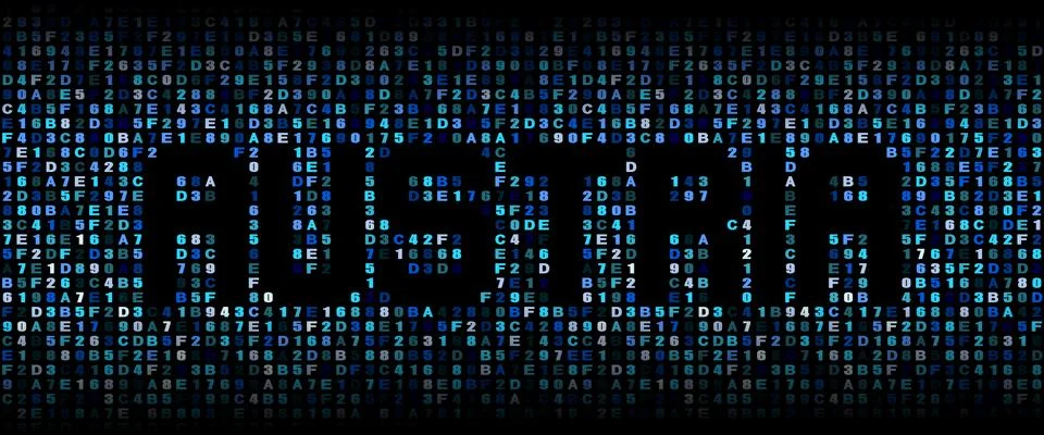 Austria text on hex code illustration Stock Illustration