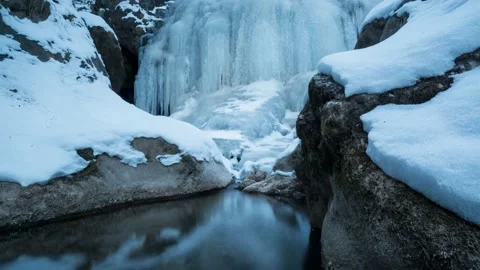 Austria Timelapse Forest River Stock Footage 153290945