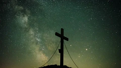 Austria Timelapse Milky Way Stock Footage 153290850
