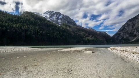 Austria Timelapse Mountain Lake Stock Footage 153291620