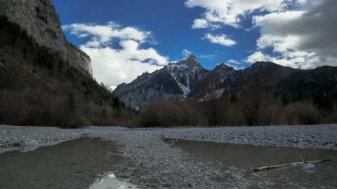 Austria Timelapse Mountain Lake Stock Footage 153291631