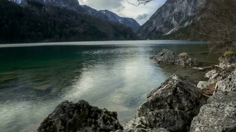 Austria Timelapse Mountain Lake Stock Footage 153291651
