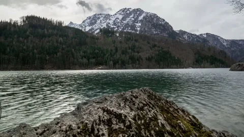 Austria Timelapse Mountain Lake Stock Footage 153291741