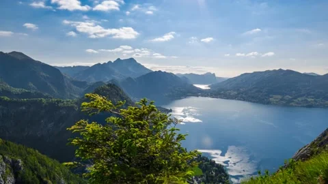 Austria Timelapse Mountain Lake Stock Footage 153292297