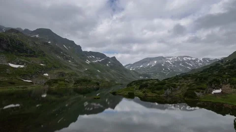 Austria Timelapse Mountain Lake Stock Footage 153295067