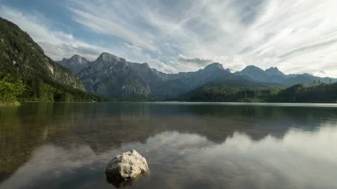 Austria Timelapse Mountain Lake Stock Footage 153295542