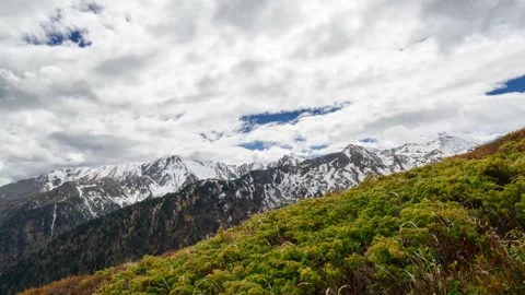 Austria Timelapse Mountain Landscape Stock Footage 153292278