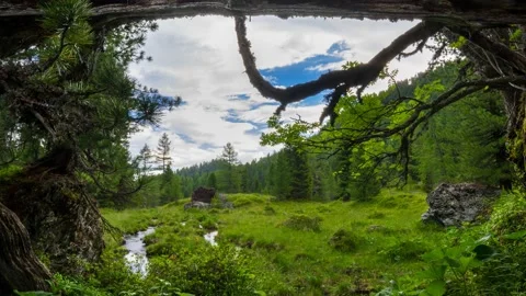 Austria Timelapse Mountain Landscape Stock Footage 153293141