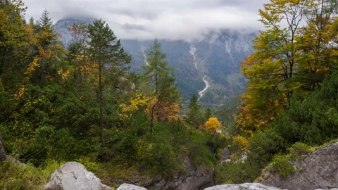 Austria Timelapse Mountain Landscape Stock Footage 153293453