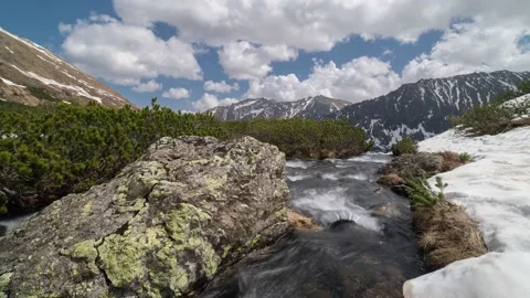 Austria Timelapse Mountain Landscape Stock Footage 153294217
