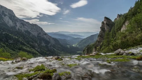 Austria Timelapse Mountain Landscape Stock Footage 153294375