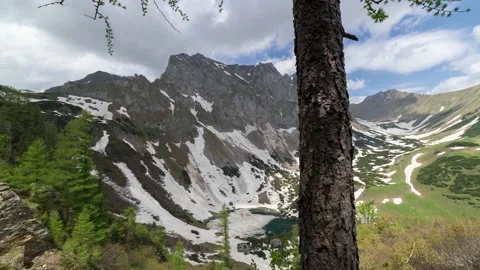 Austria Timelapse Mountain Landscape Stock Footage 153294412
