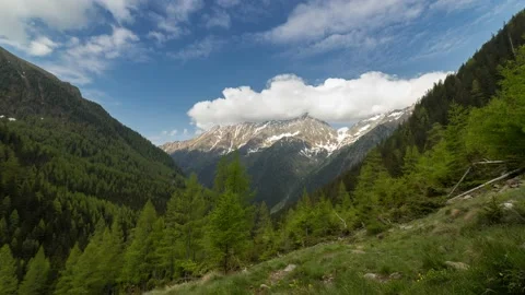 Austria Timelapse Mountain Landscape Stock Footage 153294604