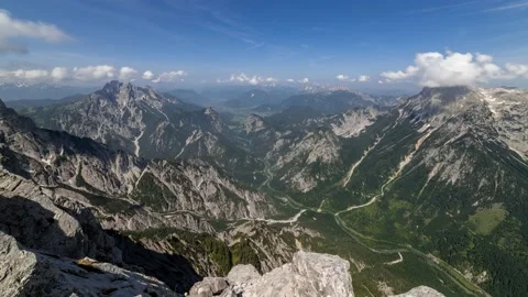 Austria Timelapse Mountain Landscape Stock Footage 153294622