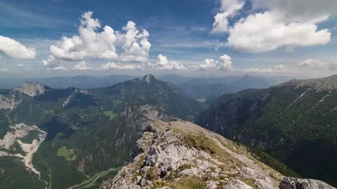Austria Timelapse Mountain Landscape Stock Footage 153294686
