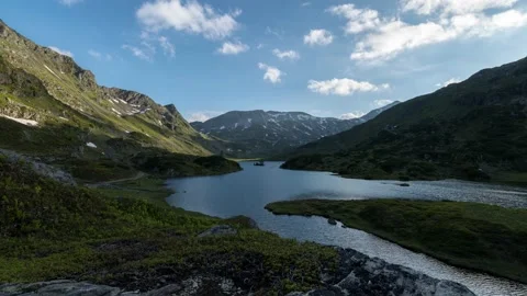 Austria Timelapse Mountain Landscape Stock Footage 153294778