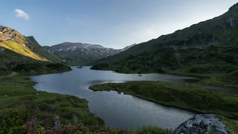 Austria Timelapse Mountain Landscape Stock Footage 153294874