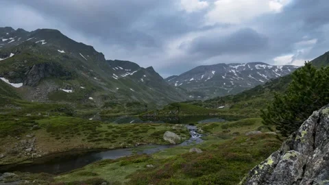 Austria Timelapse Mountain Landscape Stock Footage 153294886