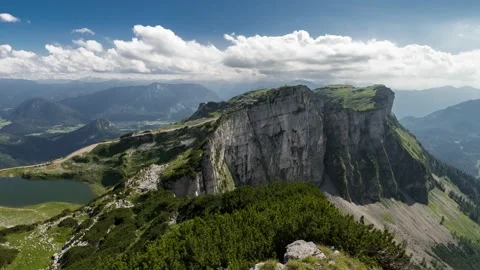 Austria Timelapse Mountain Landscape Stock Footage