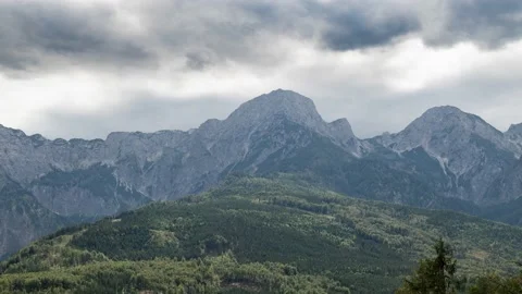 Austria Timelapse Mountain Landscape Stock Footage 153295507