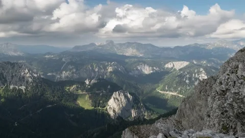 Austria Timelapse Mountain Landscape Stock Footage 153295624