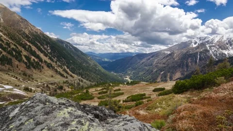 Austria Timelapse Mountain Valley Stock Footage 153292286