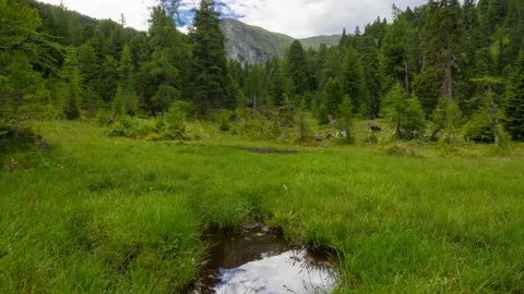 Austria Timelapse Mountain Valley Stock Footage 153293230