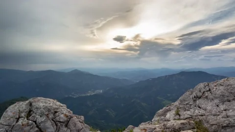 Austria Timelapse Mountain View Stock Footage 153293397