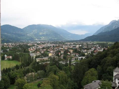Austria valley Stock Photos