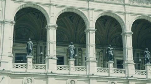 Austria Vienna Opera Sculptures Stockbeeldmateriaal 39295239
