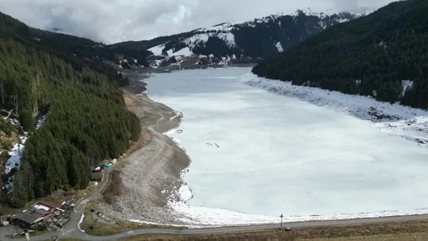 Austria Waterfall Aerial Stock Footage 244726101