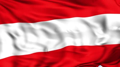 Austria Waving Flag Background Vídeos de archivo 204134175
