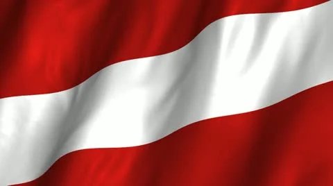 Austria Waving Flag Stock Footage 12239151