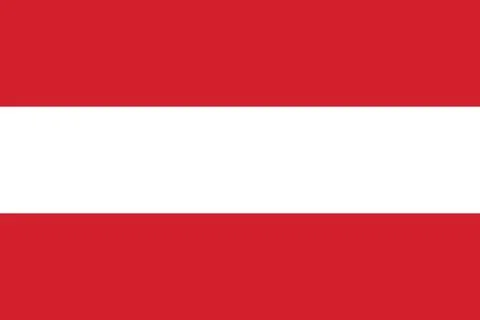Austria waving flag pattern background. Realistic national flag design. Abs.. Stock Illustration