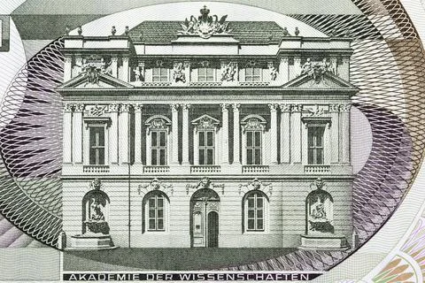Austrian Academy of Sciences from money Stock Photos