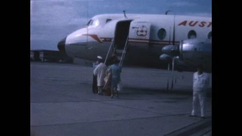 Austrian Airlines 1962 Stock Footage 148857562