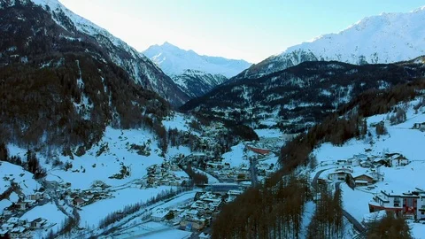 The Austrian Alps from Above Video stock 88145976