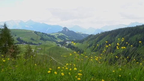 Austrian Alps Stock Footage 92287686