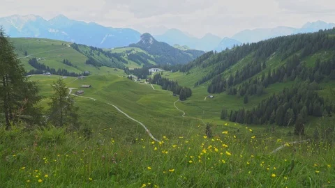 Austrian Alps Stock Footage 92287767