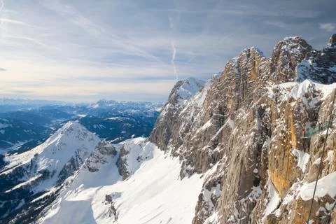 Austrian alps landscape Stock Photos