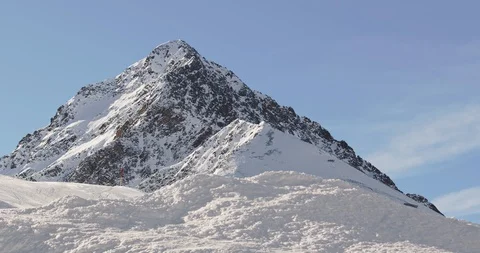 Austrian Alps Mountain Peak Stock Footage 129539556