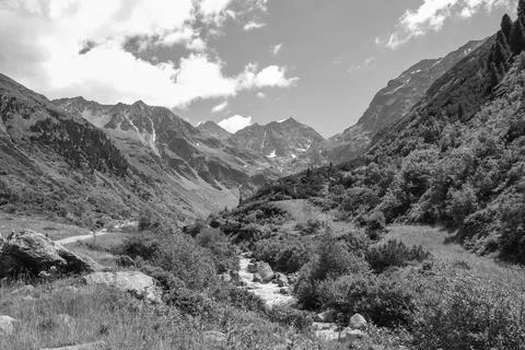 The austrian alps Foto stock