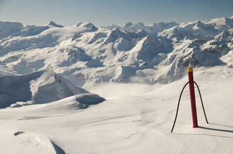 Austrian alps skyline Foto stock