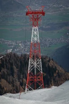 Austrian alps in the spring Stock Photos