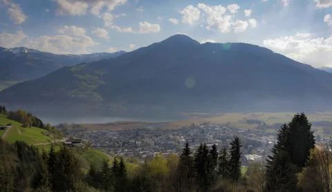 Austrian alps in the spring Stock Photos