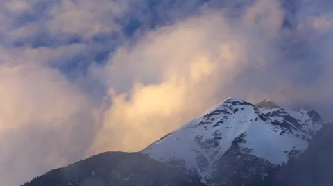 Austrian Alps Time-lapse Stock Footage 56090466