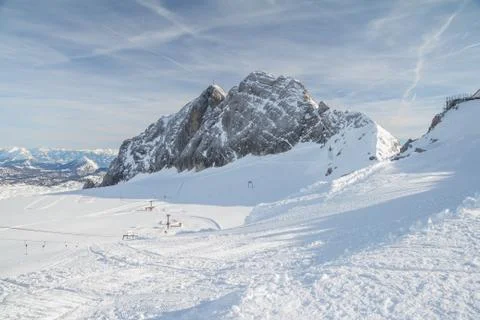 Austrian alps in winter Stock Photos